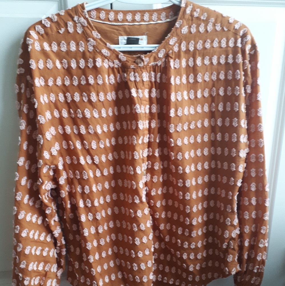 Small pilcro blouse from Anthropologie